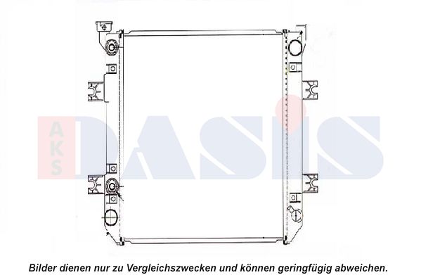 AKS DASIS Radiaator,mootorijahutus 450044N